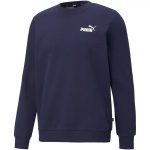 Puma Essentials Small Logo sötétkék  férfi pulóver