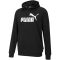 Puma Essentials Big Logo kapucnis fekete férfi pulóver