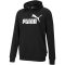 Puma Essentials Big Logo kapucnis fekete férfi pulóver