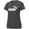 Puma  Essentials  Logo sötétszürke női póló