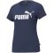 Puma Essentials Logo sötétkék női póló