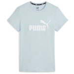 Puma Essentials Logo világoskék női póló