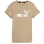 Puma Essentials Logo barna női póló