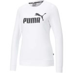 Puma Essentials Logo Crew TR fehér női pulóver