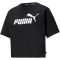 Puma Essentials Cropped Logo fekete női póló