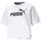 Puma Essentials Cropped Logo fehér női póló