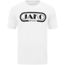 Jako Retro fehér unisex póló