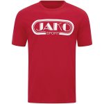Jako Retro kapucnis piros unisex póló