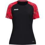 Jako Sonic fekete/piros női póló