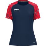 Jako Sonic sötétkék/piros női póló