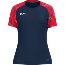 Jako Sonic sötétkék/piros női póló