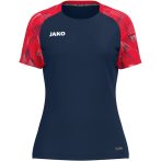 Jako Sonic sötétkék/piros női póló