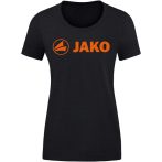 Jako Promo pamut fekete/narancssárga női póló
