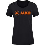 Jako Promo pamut fekete/narancssárga női póló