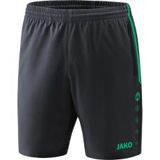 Jako Competition 2.0 sötétszürke/zöld unisex rövidnadrág