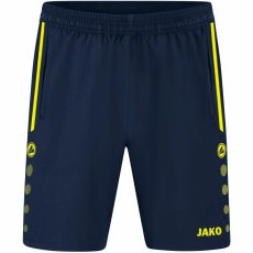  Jako allround sötétkék/sárga női szabadidő rövidnadrág