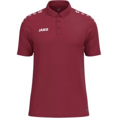 Jako One bordó férfi galléros póló