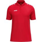 Jako One pamut piros férfi galléros póló