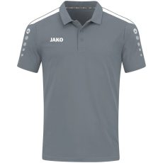 Jako Power szürke férfi galléros póló