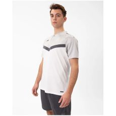 Jako Iconic fehér/világosszürke unisex póló