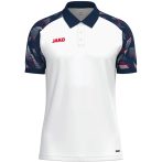 Jako Sonic fehér/fekete férfi galléros póló