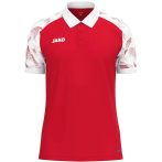 Jako Sonic piros/fehér férfi galléros póló