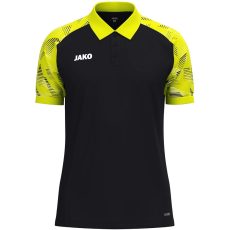 Jako Sonic fekete/sárga férfi galléros póló