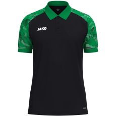  Jako Sonic fekete/zöld férfi galléros póló