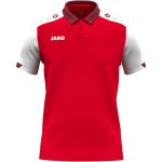 Jako Dynamic piros gyerek galléros póló