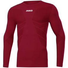 Jako Comfort 2.0 aláöltöző bordó hosszú ujjú póló