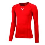 Puma Liga piros hosszú ujjú férfi aláöltöző póló