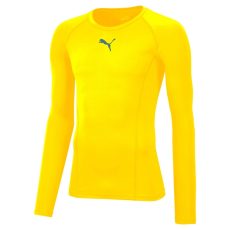 Puma Liga sárga hosszú ujjú férfi aláöltöző póló