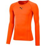   Puma Liga narancssárga férfi hosszú ujjú aláöltöző póló