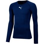   Puma Liga sötétkék hosszú ujjú férfi aláöltöző póló