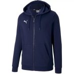    Puma teamGOAL 23 Casuals kapucnis sötétkék férfi cipzáras szabadidő felső