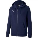    Puma teamGOAL 23 Casuals kapucnis sötétkék férfi cipzáras szabadidő felső