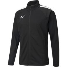 Puma teamLIGA cipzáros fekete férfi tréning felső