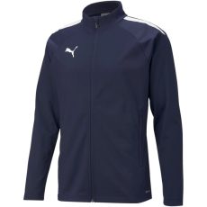 Puma teamLIGA cipzáros sötétkék férfi tréning felső