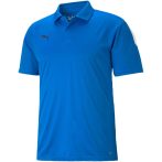 Puma teamLIGA kék férfi galléros póló