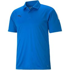Puma teamLIGA kék férfi galléros póló