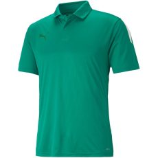 Puma teamLIGA zöld férfi galléros póló
