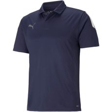 Puma teamLIGA sötétkék férfi galléros póló