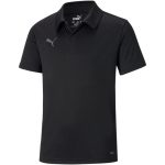 Puma teamLIGA Sideline fekete gyerek galléros póló