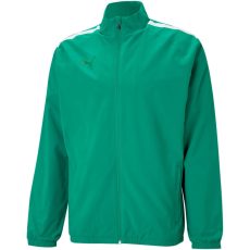 Puma teamLIGA Sideline bemutató zöld gyerek szabadidő felső