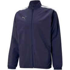 Puma teamLIGA Sideline bemutató sötétkék gyerek szabadidő felső