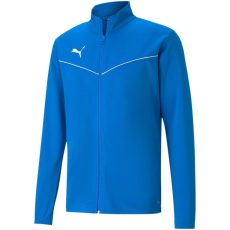 Puma teamRise cipzáros kék férfi melegítő felső