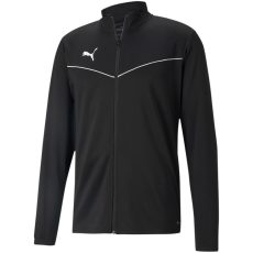 Puma teamRise cipzáros fekete férfi melegítő felső