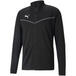 Puma teamRise cipzáros fekete gyerek melegítő felső