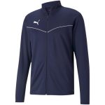 Puma teamRise cipzáros sötétkék gyerek melegítő felső