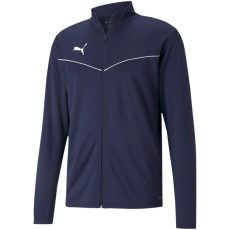 Puma teamRise cipzáros sötétkék gyerek melegítő felső